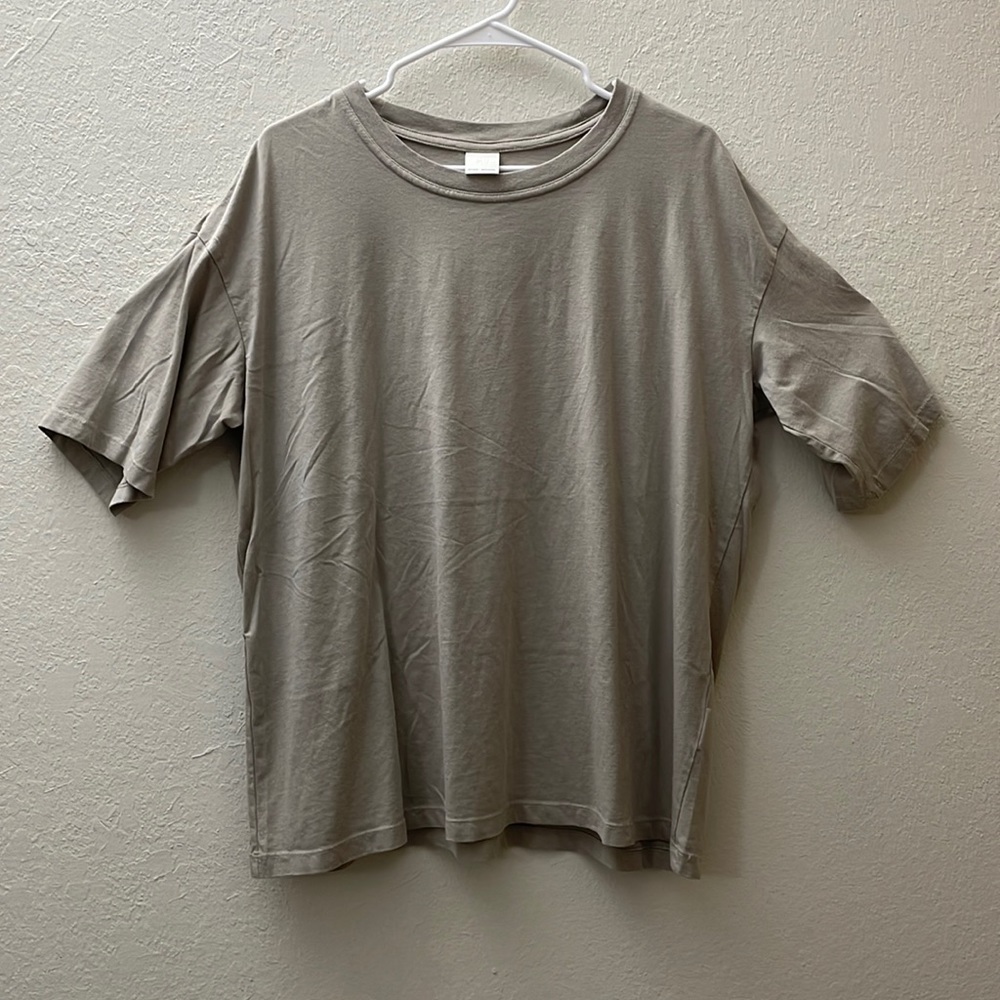 NWOT Tan Oversized T - Shirt